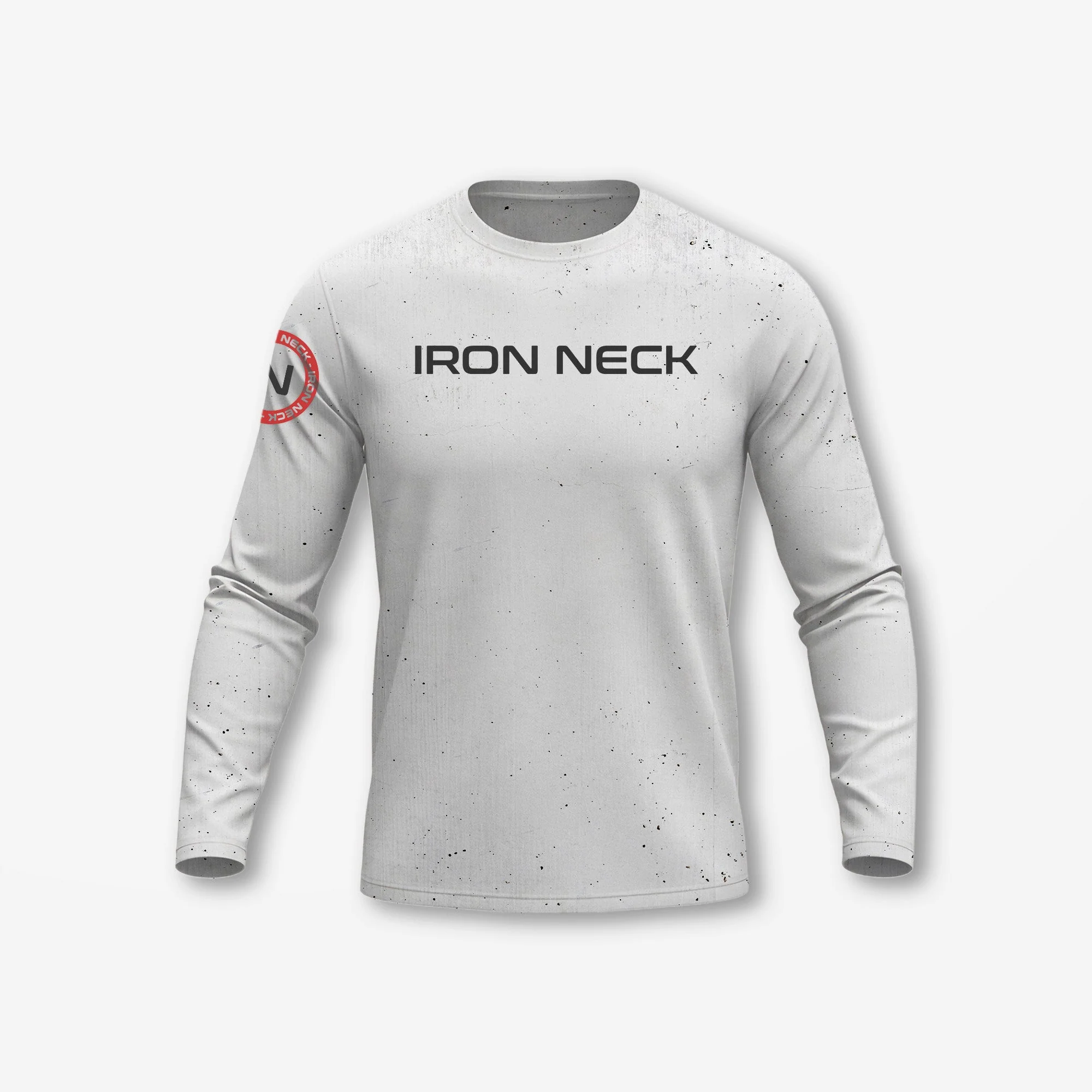 Built Not Born LS BJJ Rash Guard - White - Image 4