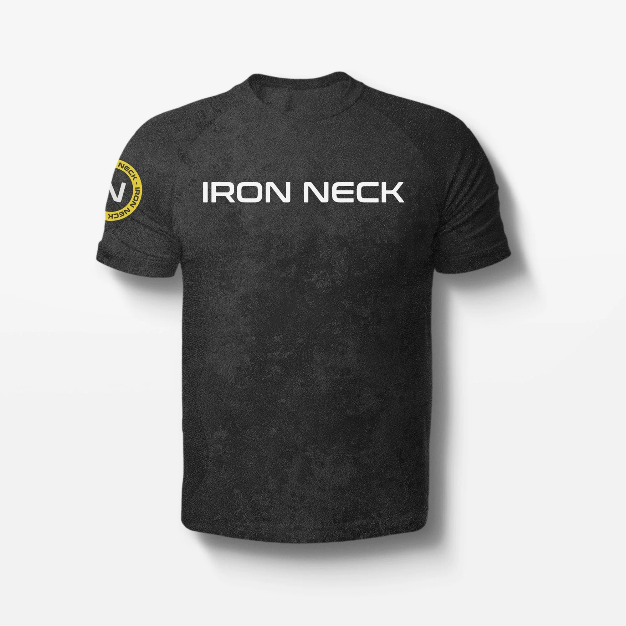 Built Not Born SS BJJ Rash Guard - Black - Image 4