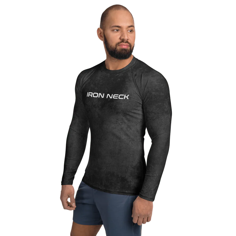 Choke The Ego LS BJJ Rash Guard - Black - Image 5