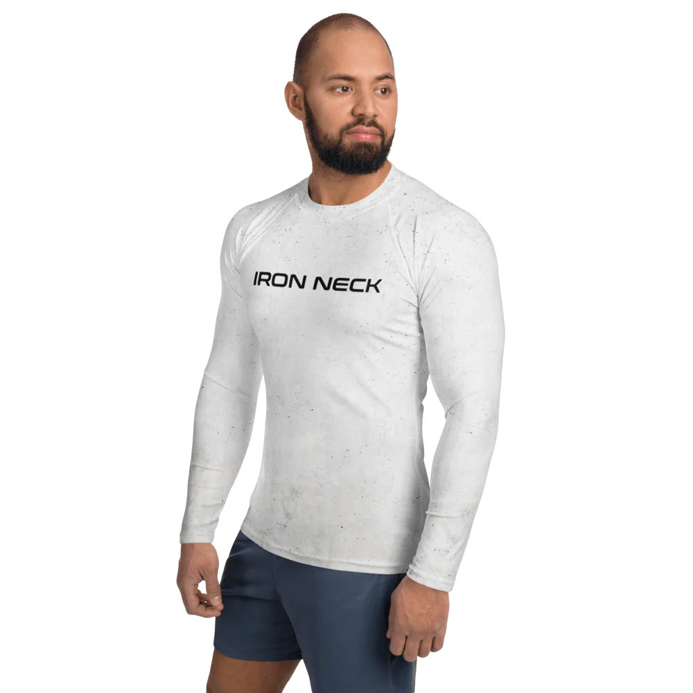 Choke The Ego LS BJJ Rash Guard - White - Image 5