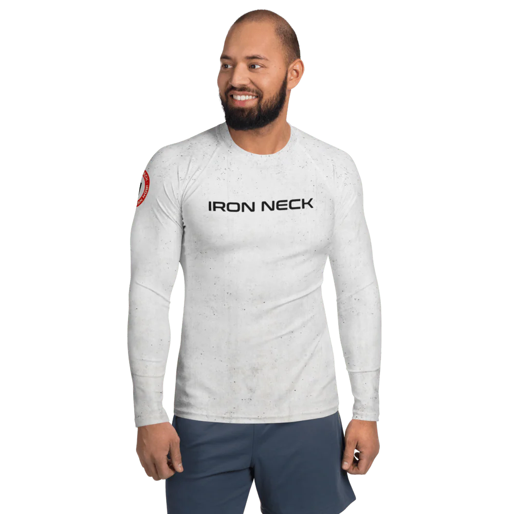 Choke The Ego LS BJJ Rash Guard - White - Image 7