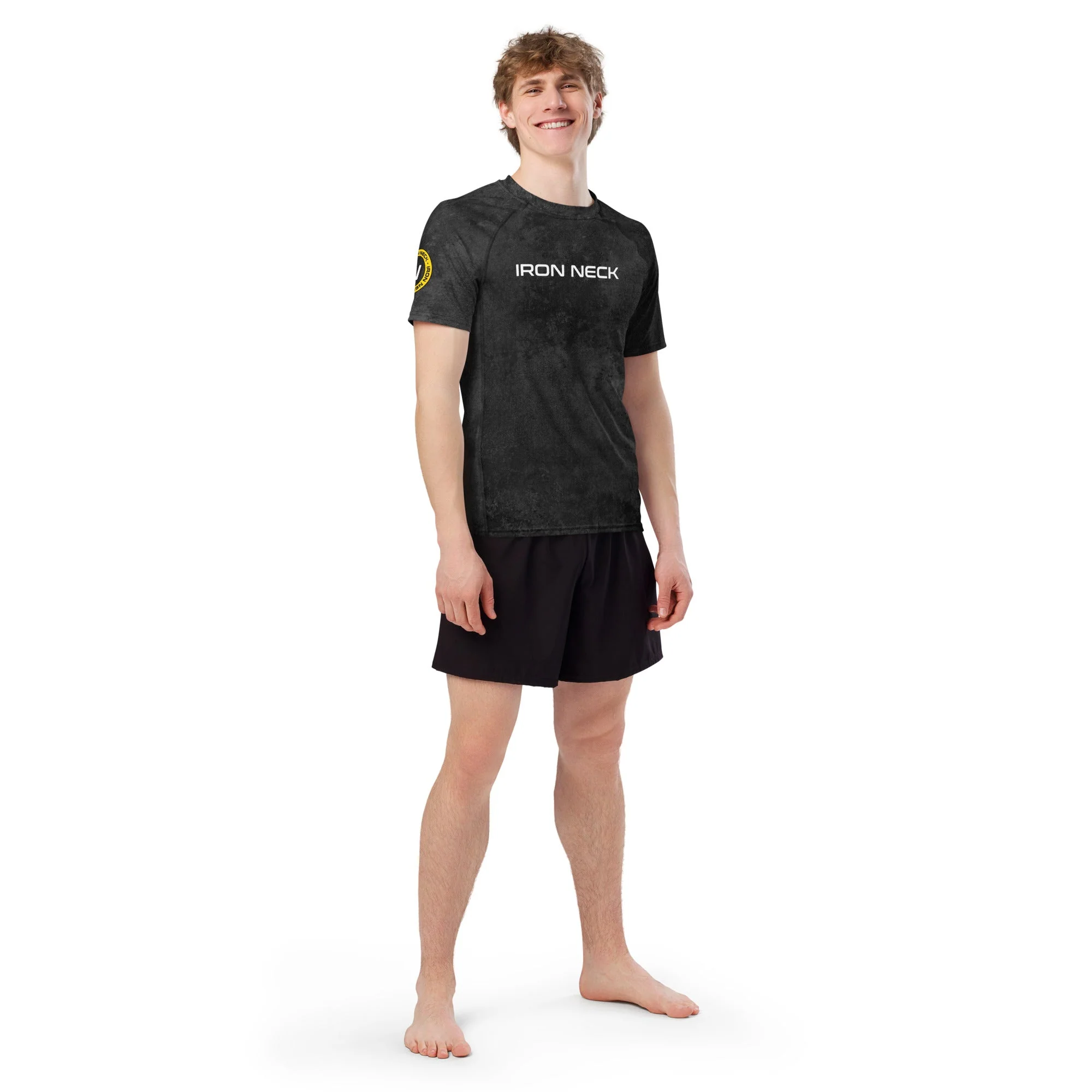 Choke The Ego SS BJJ Rash Guard - Black - Image 5