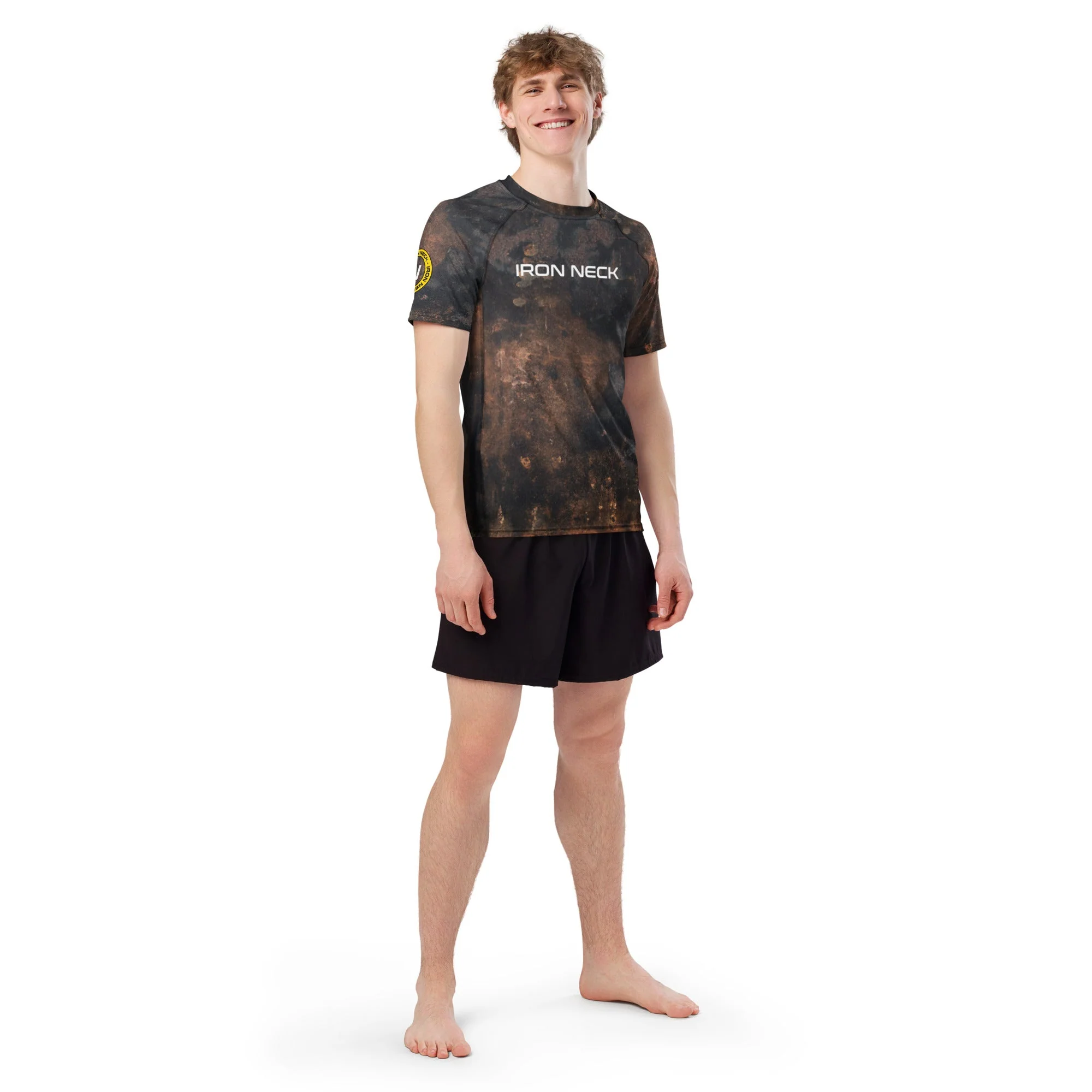 Choke The Ego SS BJJ Rash Guard - Grunge - Image 5